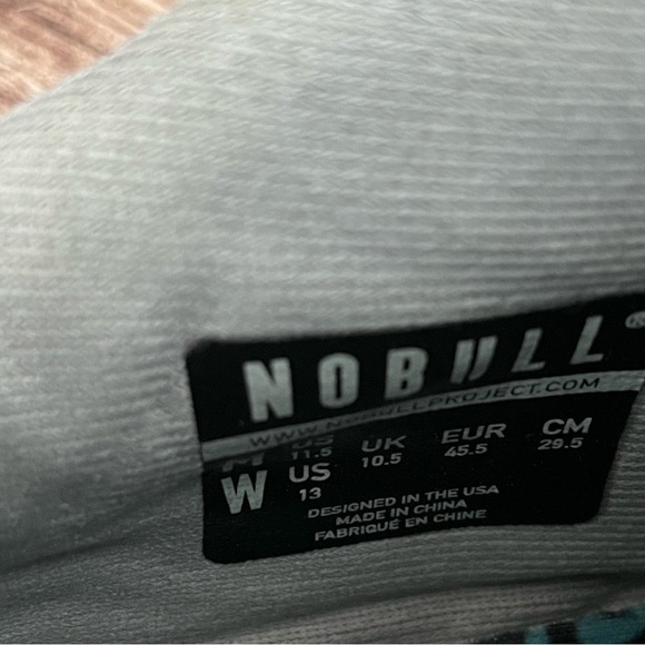 NOBULL Superfabric Light Gray Trainer Sneakers Shoes Men's Size 11.5 - Picture 6 of 8